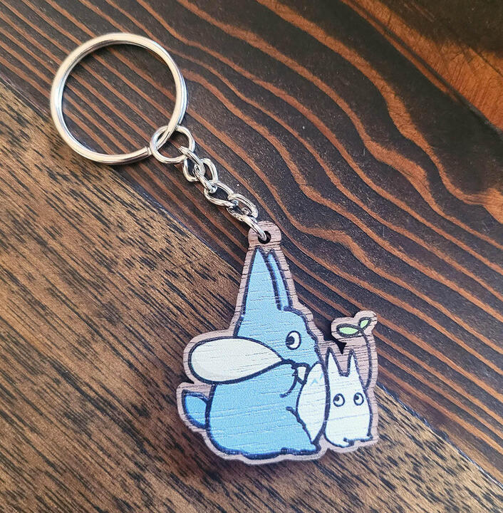 Totoro Duo (Wood) $7